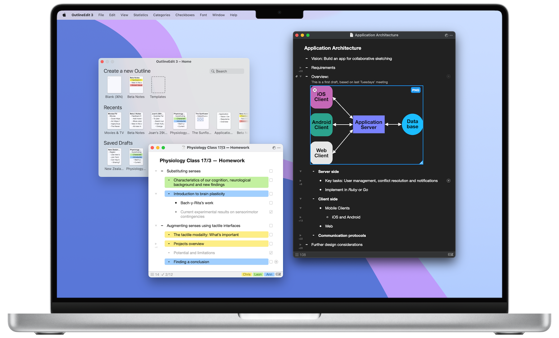 Outliner & Notes App for Mac - OutlineEdit 3